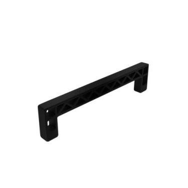 Imagem de Puxador Steel Frame Preto Fosco Torralba, Preto Fosco