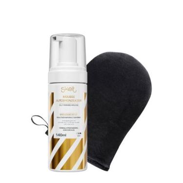 Imagem de Kit Skelt Mousse Autobronzeador e Luva Aplicadora (2 produtos)