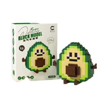 Imagem de Blocos De Montar Mini Brinquedo De Quebra-Cabeça De Abacate, Abacaxi, 