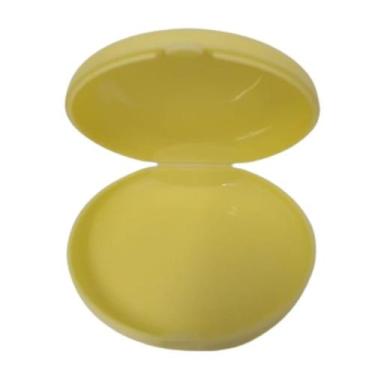Imagem de Estojo para protetor bucal simples redondo invisalign - VKG, Amarelo