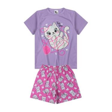 Imagem de Pijama Infantil Menina Lilas -Alemara, 12