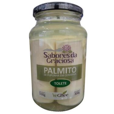 Imagem de Palmito de Pupunha em Conserva - Tolete 300 gr - Sabores Da Graciosa