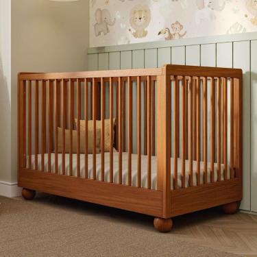Imagem de Berço Evolutivo em Madeira Maciça 3 em 1 Orbi Casatema Madeiraoriginals Canela
