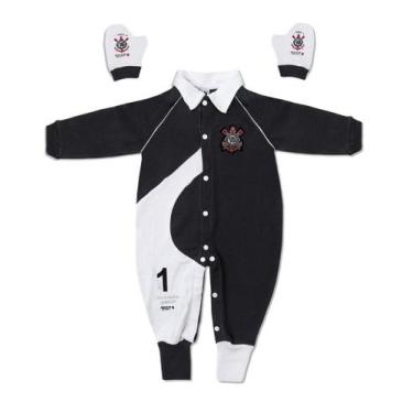Imagem de Macacão Bebê Goleiro Corinthians Longo Oficial - Revedor, M