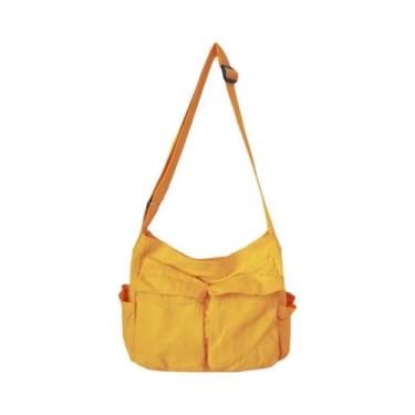 Imagem de Bolsa Transversal De Lona Para Adolescentes, Casual, Tipo Mensageiro, 