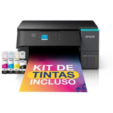 Imagem de Impressora Multifuncional Epson EcoTank L4360 Tanque de Tinta Frente e