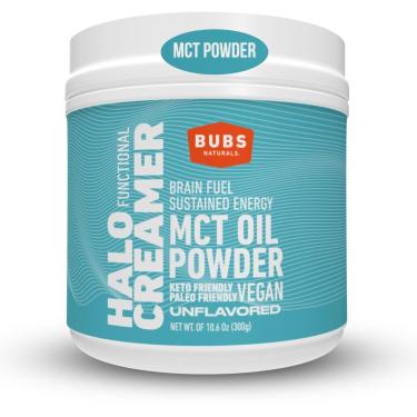 Imagem de Óleo MCT em pó BUBS Naturals Triglicéridos de cadeia média-Unissex