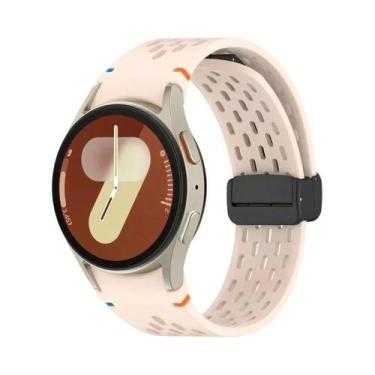 Imagem de Pulseira De Silicone Para Samsung Galaxy Watch Sem Espaços 40mm 44mm 4