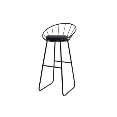 Imagem de Banco Alto Sunset Banqueta Estofada Balcão Cozinha Churrasqueira - Stu