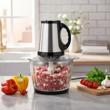 Imagem de Processador Alimentos Elétrico Virdro Legumes Carne 3 Litros voltagem: