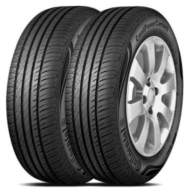 Imagem de Kit 2 Pneu Continental Aro 17 205/55r17 91V Power Contact - Continenta