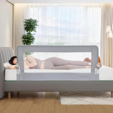 Imagem de Grade de Cama Dobrável Grelex para Crianças - 51 Polegadas - Para Cama