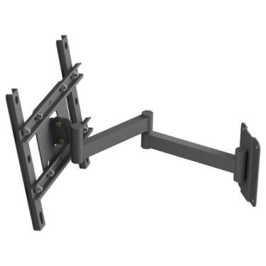 Imagem de Suporte tv 10 30 40 42 48 56 vesa 400x400 4 movimentos branco - MULTIF