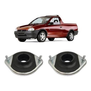 Imagem de Par Batente Amortecedor Dianteiro Corsa Pick Up 1996 1997 98 - QualyKi