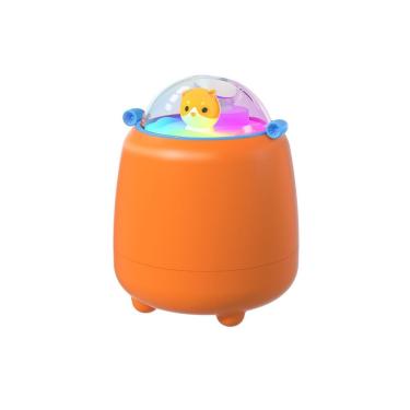 Imagem de Umidificador Aromatizador De Ambiente Com Luz Noturna - Tudo Em Caixa Laranja