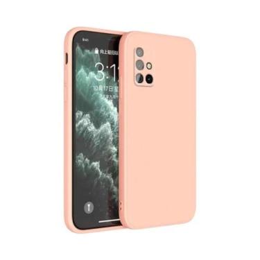 Imagem de Capa De Silicone Líquido Para Telefone Samsung Série a A73 A72 A71 A55