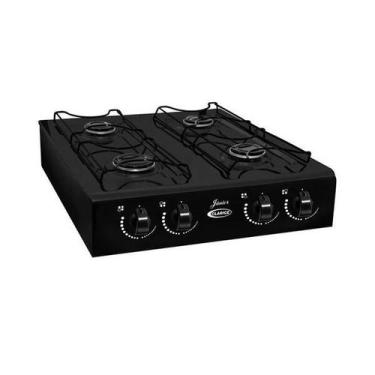 Imagem de Fogão Mesa Portátil Asiático 4 Bocas Clarice Junior Preto