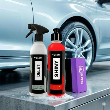 Imagem de KIT Pneu - Shiny 500ml + Delet + Aplicador Zacs - - TRACT GROUP