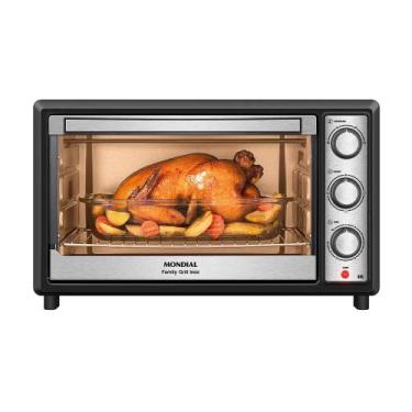 Imagem de Forno Elétrico Mondial Family Grill 48L FRN-48-BI Preto/Inox Até 250C 