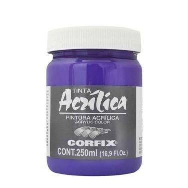 Imagem de Tinta Acrílica Artística Para Telas Corfix 250ml GP1 - Cores Cor:Viole