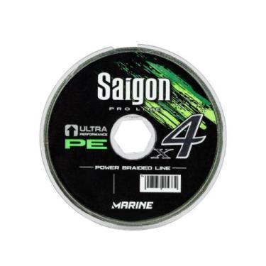 Imagem de Linha de Pesca Multifilamento Saigon Pro Line 4x 100m - Marine, 0.20mm