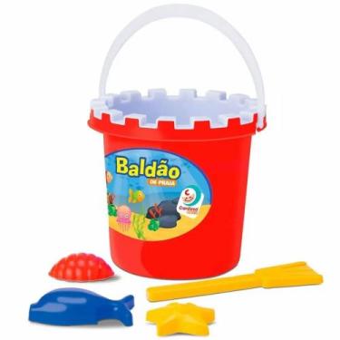 Imagem de Baldão De Praia +18m - Cardoso Toys, Vermelho