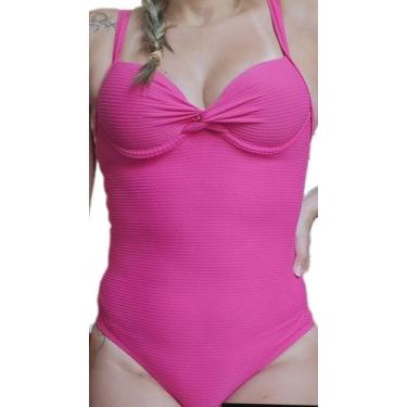 Imagem de Maio body meia taça engana mamae semifio sol e agua, Pink, GG