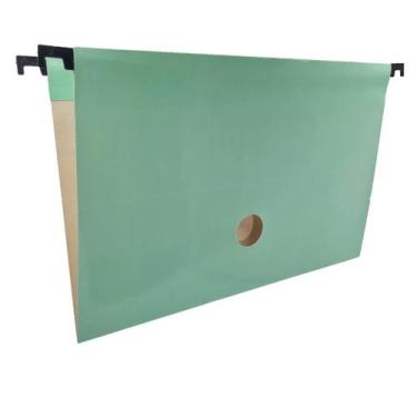 Imagem de Pasta Suspensa Collor Plus Plastificada Verde Pastel 10 UNl - TP Pasta