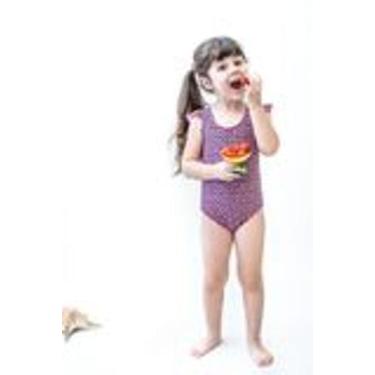 Imagem de Maiô infantil laço com proteção uv - estampa melancia - PITICOS BEACH,