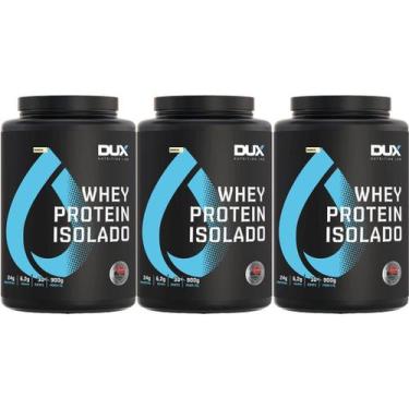 Imagem de Kit 3X Whey Protein Isolado - 900g Baunilha - Dux Nutrition