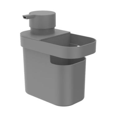 Imagem de Dispenser Porta Detergente 650ml Com Compartimento Para Esponja Organi