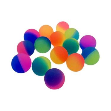 Imagem de Bolas De Borracha Coloridas E Saltitantes Para Crianças, Pacote Com 10