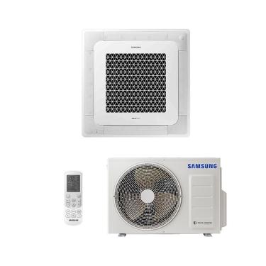 Imagem de Ar Condicionado Cassete 4 Vias Inverter R-32 Samsung Windfree 24.000 BTUs Quente/frio 220V Mono