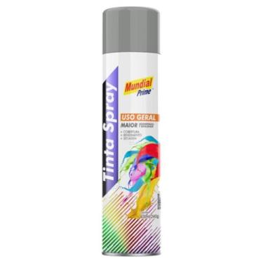 Imagem de Tinta Spray 400ML - Mundial Prime Cinza Médio - 3 Peças (Genérico), Ci