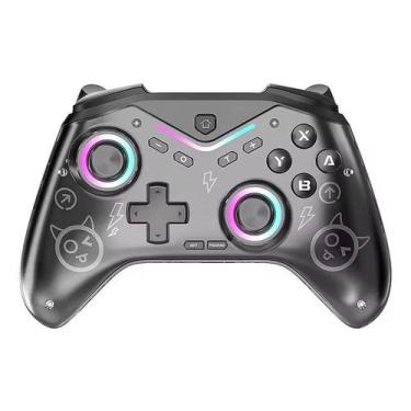Imagem de Controle para Videogame Sem Fio RGB Compatível com PC Android iOS KP-G