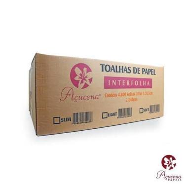 Imagem de Papel toalha acucena basic cx4800 folhas - AÇUCENA