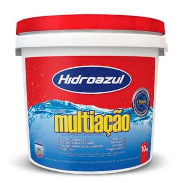 Imagem de Cloro Hidroazul Multiação 10KG Granulado Estabilizado Anti-Algas Fungo