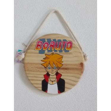 Imagem de Placa Decorativa Madeira Multicolorido - Boruto