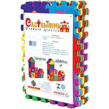 Imagem de Castelinho De Eva Alfabetico De Encaixe 34 Pecas - Mingone