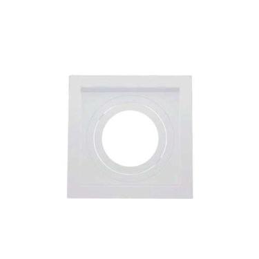 Imagem de Spot de Embutir Conecta Par20 Quadrado Recuado Branco 13cm Evoled
