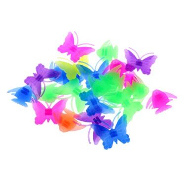 Imagem de Kit de Miçangas Coloridas para Decoração de de de Plástico, Peixe e borboleta (26pcs)