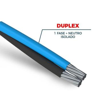 Imagem de Cabo de Alumínio Duplex 10mm - 25 Metros