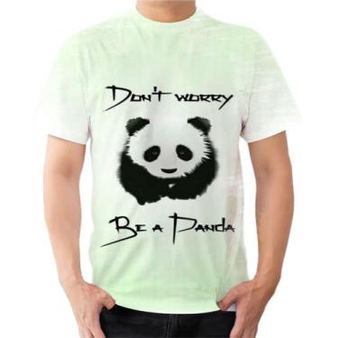 Imagem de Camiseta Camisa Panda Fofo Animal Asiatico  Extinção Raro - Estilo Kra
