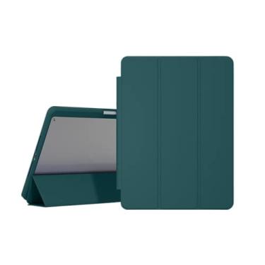 Imagem de ZiEuooo Capa protetora de silicone transparente simples leve fina para tablet Samsung Galaxy A7 Lite A8 S6 Lite S7 Plus FE S8 Plus Ultra (S6 Lite 2022 P613 P619, verde)