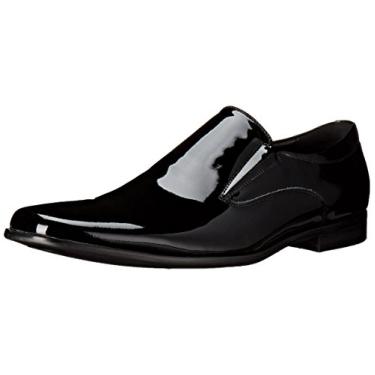 Imagem de Steve Madden Mocassim masculino Hikick sem cadarço, Patente preta, 7