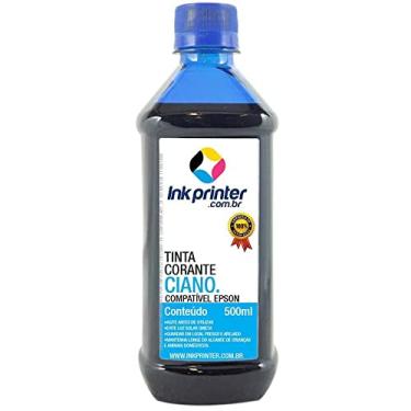 Imagem de Tinta Corante Inkprinter Ciano para Impressora Epson (500ml)