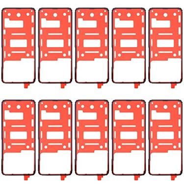 Imagem de HUANGYUNCHAO Acessórios telefônicos 10 PCS Back Housing Cober Substituição do telefone celular