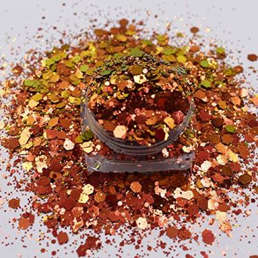 Imagem de 20g / Pack Mudança de cor Chunky Mixes Glitter Sequin Power Flakes Manicure Resina de Manicure Corpo Arte Decoração do corpo Ferramentas de Bricolagem Acessórios BSL02
