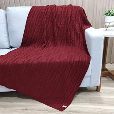 Imagem de Manta Trico Sofa Decorativa 150x90cm Usufruto Tricot c003 Cor:DALIA