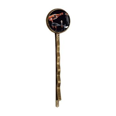Imagem de Bobby Pin de cabelo de metal retrô para decoração de balde de gelo de vidro